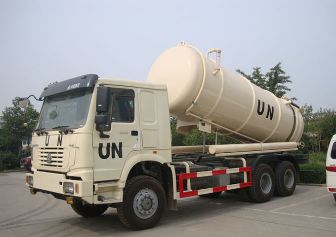16CBM собирая тележку LHD 6X4 канализационного резервуара вакуумного насоса канализационного слива очищая