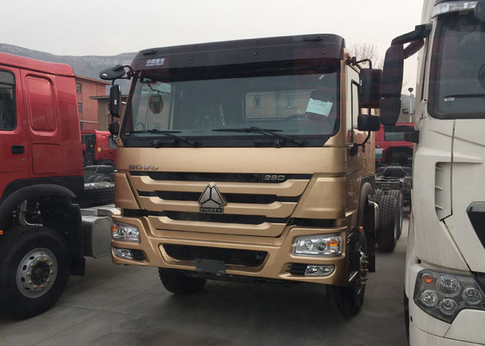 Подвес воздуха кабины койки тележки LHD 6x4 371HP трактора чертежа HOWO главный одиночный