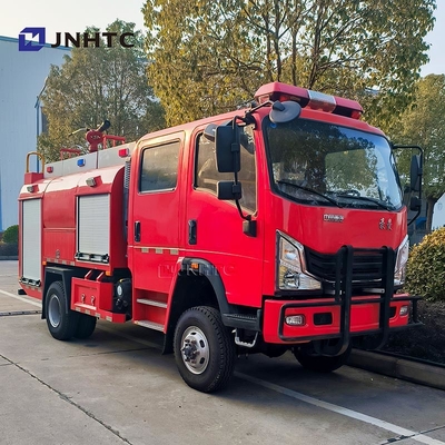 Новый пожарный грузовик Howo 5000L Водяная пеновая цистерна 4X4 пожарный грузовик Хорошая цена