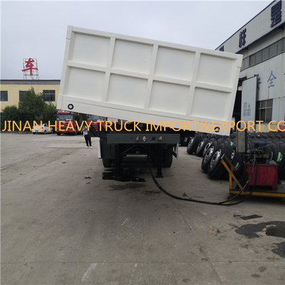 Трейлер Tipper стороны цапфы CBM шасси 40 света Tri 40 тонн сбрасывает Semi Dumper трейлера
