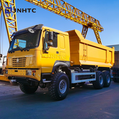 Дизельное топливо Тип Sinotruk Howo Четырехколесный привод Грузовик 6x6 380hp Дамп-грузовик