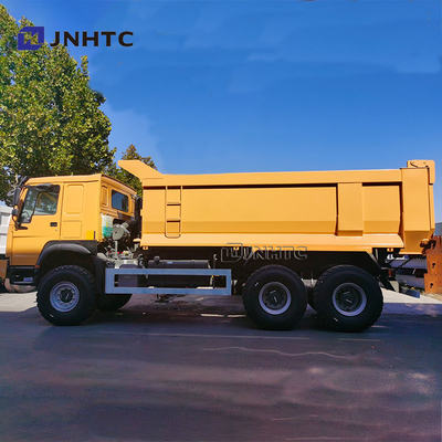 Дизельное топливо Тип Sinotruk Howo Четырехколесный привод Грузовик 6x6 380hp Дамп-грузовик