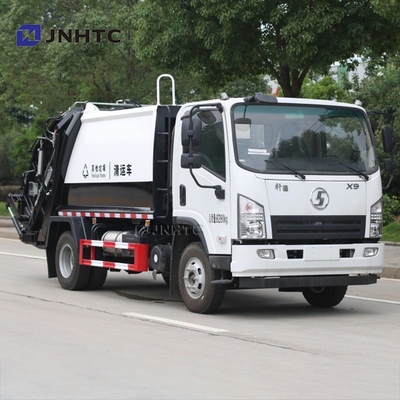 Shacman X9 мусорокомпрессорный грузовик 4X2 160hp 12CBM мусоровоз для продажи