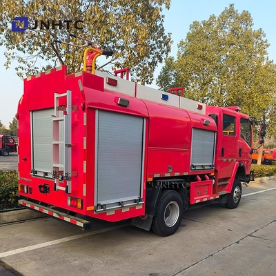 Новый пожарный грузовик Howo 5000L Водяная пеновая цистерна 4X4 пожарный грузовик Хорошая цена