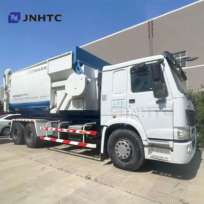 HOWO NX мусоровоз компрессор 6х4 290HP Консервная машина для уборки мусора компрессорная машина