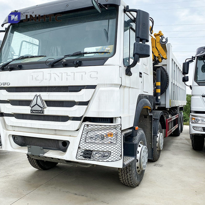 Горячий Sinotruk Howo Грузовик 8X4 10Тн Груз с складывающимся краном 16 колес Лучшая цена