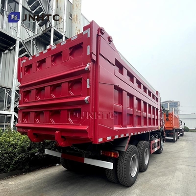 Howo 6x4 Новый/подержанный 10-колесный грузовик с дизельным наклоном Задняя камера 400 л.с. Евро 2 Евро 3 Стандарты выбросов 8L Hino RHD