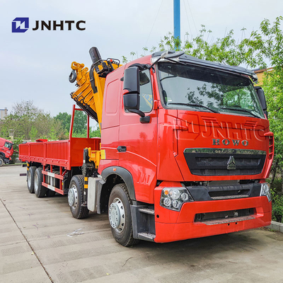 Howo T7H совершенно новый 8*4 12 колес 40 тонн 380 л.с. Кран Монитор Макс 16 тонн грузоподъемность с грузовиком крана