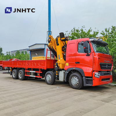 Howo T7H совершенно новый 8*4 12 колес 40 тонн 380 л.с. Кран Монитор Макс 16 тонн грузоподъемность с грузовиком крана