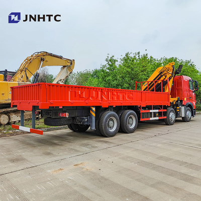 Howo T7H совершенно новый 8*4 12 колес 40 тонн 380 л.с. Кран Монитор Макс 16 тонн грузоподъемность с грузовиком крана