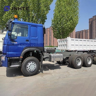 Новый HOWO 6X4 шасси грузовика с подъемником 400 л.с. 10 колес Синий шасси грузовика с подъемником