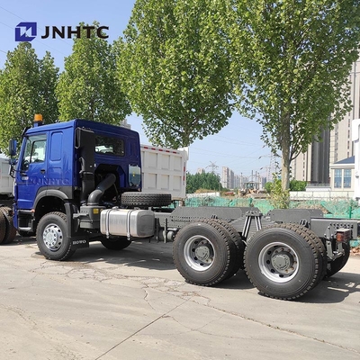 Новый HOWO 6X4 шасси грузовика с подъемником 400 л.с. 10 колес Синий шасси грузовика с подъемником