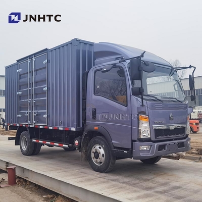 Китай легкий грузовик HOWO фургон танк груз 4X2 116hp 6 колес коробка грузовик для продажи