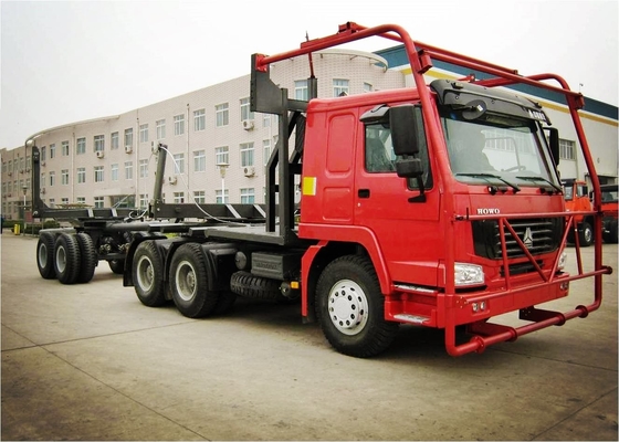Правый управляя бренд Sinotruk Howo тележки несущей журнала 6*6 400l с любым цветом
