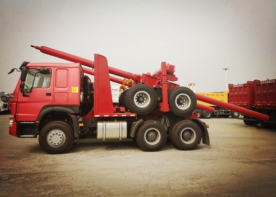 Правый управляя бренд Sinotruk Howo тележки несущей журнала 6*6 400l с любым цветом