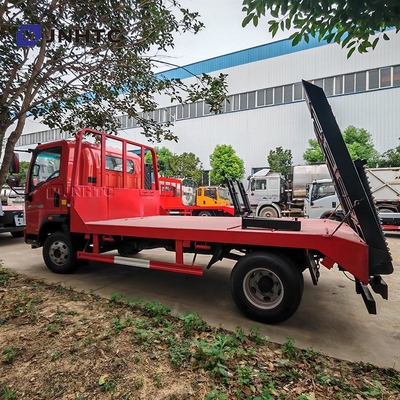 Горячая продажа HOWO Wrecker грузовик 4x2 3-5 тонн Flatbed Light Duty Wrecker буксир