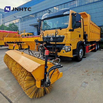 Howo TX Road Salt Spreader Машина для таяния снега 6х4 350 л.с. Подходящий снегоуборочный грузовик