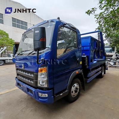 Новый мусоровоз HOWO 4X2 5CBM 10CBM Hook Arm Мусоровоз для продажи
