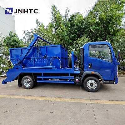 Новый мусоровоз HOWO 4X2 5CBM 10CBM Hook Arm Мусоровоз для продажи
