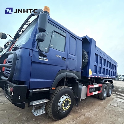 HOWO Дэмп-Трак 6X6 с полным приводом 25 кубических метров 10 колес с наклоном