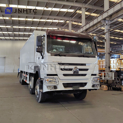 25-тонный грузовик Howo 8*4 фургоны Дизель ручная коробка передач Уделенные контейнеры Коробки грузовики