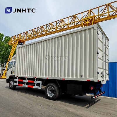 Новый Howo 4X2 8тонный легкий фургон контейнерный грузовик