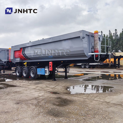 Hot Sale 3 Axles U-shaped Bucket Dump Semi -Trailer with air Suspension 30 Tons Tipper Semi Trailer for Africa