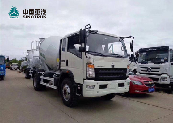 Тележка конкретного смесителя Howo 4x2 4CBM мини с белым цветом готова в фабрике
