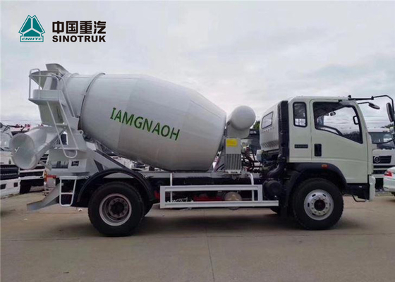 Тележка конкретного смесителя Howo 4x2 4CBM мини с белым цветом готова в фабрике