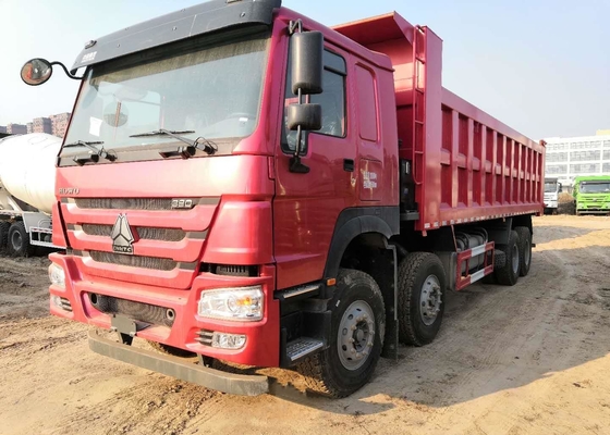 Оборудование самосвала 6x4 HOWO сверхмощное с самосвалом красного цвета 371hp международным