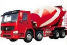 проведенная тонна ККК цвета 20-60 тележки конкретного смесителя 16кбм 8кс4 Синотрук ХОВО красная белая