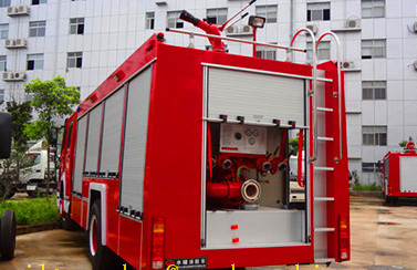 Пожарная машина 4x2 251hp спасения - цистерна с водой тележки 6m3 пожарного 350hp SINOTRUK HOWO