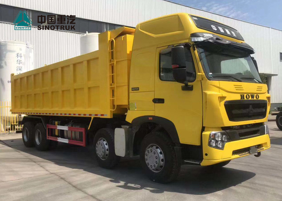 Желтый цвет самосвала 420HP 8X4 29CBM T7H Sinotruk Howo