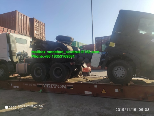 Тележка трактора А7 420хп Лхд 6кс4 Синотрук с главной фигурой Эуро2 3,5 дюймов