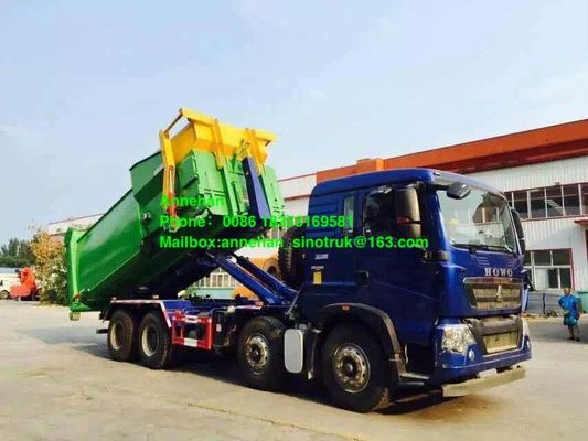 Тележка Компактор отброса Синотрук Хово7 6кс4 Эуро2 руки крюка