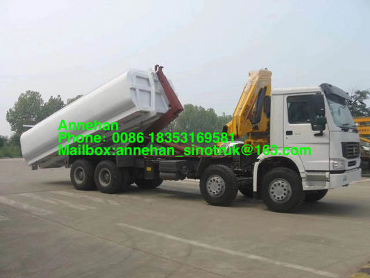 Тележка Компактор отброса Синотрук Хово7 6кс4 Эуро2 руки крюка