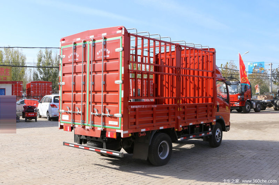 12 легкая тележка Sinotruk HOWO тележки груза Уилера тонны 6 с красным цветом