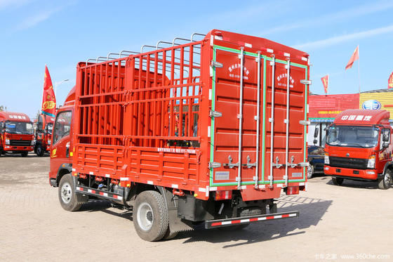 12 легкая тележка Sinotruk HOWO тележки груза Уилера тонны 6 с красным цветом