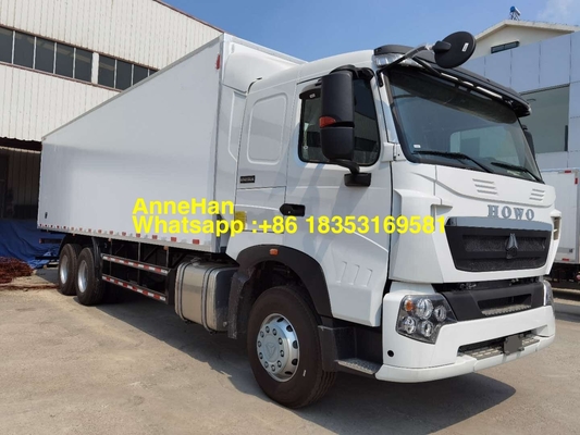 Одиночные колеса 8x4 Холодильник Van Груз Тележка кабины 12