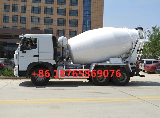 Белая тележка ZZ1257N4047P1 конкретного смесителя HC16 Алекса 380hp 10cbm