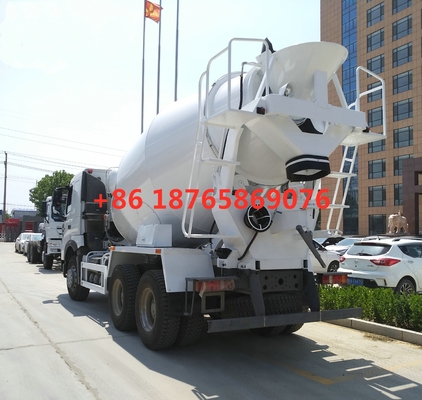 Белая тележка ZZ1257N4047P1 конкретного смесителя HC16 Алекса 380hp 10cbm