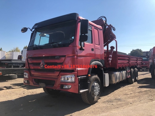 тележка 12T груза 450hp 6*4 тяжелая выдвигая заграждение установила кран