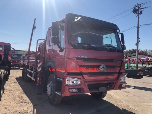 тележка 12T груза 450hp 6*4 тяжелая выдвигая заграждение установила кран