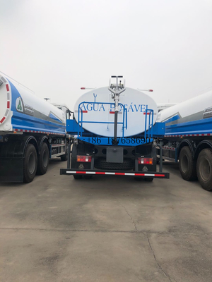 Ручная тележка цистерны с водой 10000L 4x2 с передним задним спринклером