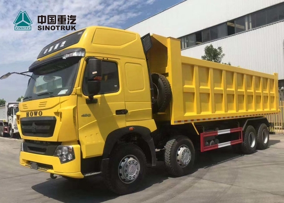 Желтый цвет самосвала 420HP 8X4 29CBM T7H Sinotruk Howo