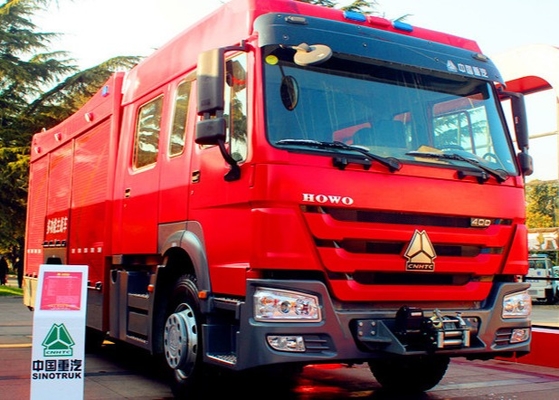 Пожарная машина 4x2 251hp спасения - цистерна с водой тележки 6m3 пожарного 350hp SINOTRUK HOWO