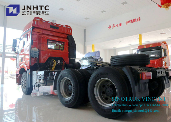 Тележка трактора колес 350hp 10 6x4 евро 2 Faw J6P с двойными бункерами