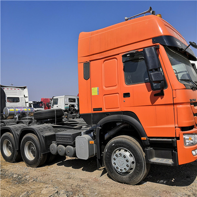 Тележка ZZ4257V3241V оранжевого трейлера Howo Sinotruk 371 главная