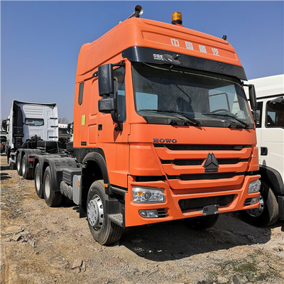 Тележка ZZ4257V3241V оранжевого трейлера Howo Sinotruk 371 главная