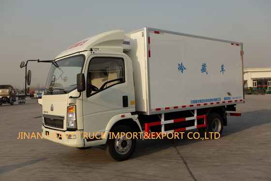 Обязанность света Howo 4X2 Refrigerated тележка 5 тонн 60000kg 7 ТОНН